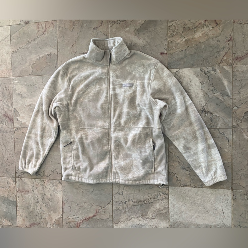 Columbia Tan and Cream Sherpa Jacket Excellent Condition
